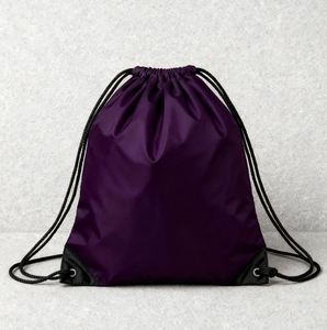 Custom Folding Polyester <b>Drawstring</b> <b>Backpack</b> Bag for Sports Gym Bag - Product Image 1