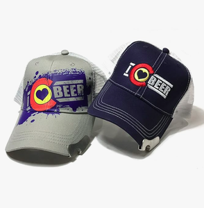 Casquette trucker en maille avec ouvre-bouteille intégré, système de levage de la visière, face avant en mousse respirante, ajustement flexible, pour la pêche, la plage et les fêtes - Product Image 4