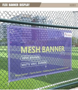Banners de Malla de Alta Calidad, Impresión Digital para Cercas de Obras de Construcción y Anuncios Exteriores en Zonas con Viento - Product Image 2