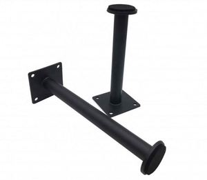 WEKIS Modern Metal <b>Table</b> Legs & Bases for Living Room Bedroom Home <b>Bar</b>-Black Finish Cast Iron Frames - Product Image 2