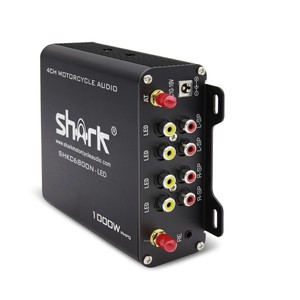 <span class=keywords><strong>Amplificatore</strong></span> Esterno SHARK per Moto a <span class=keywords><strong>4</strong></span> <span class=keywords><strong>Canali</strong></span> ad Alta Potenza con Supporto Bluetooth AUX/USB/SD, Compatibile con OLIVER, 12V, Ampia Frequenza - Product Image 2