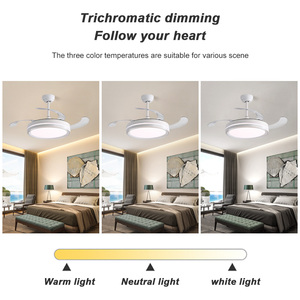 Ventilador de Techo Retráctil de 42 pulgadas con luz y control remoto - Product Image 6