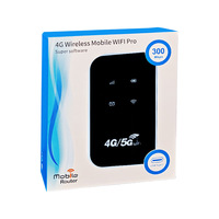 Routeur WiFi mobile portable 4G, Hotspot MiFi de poche, appareil Internet sans fil haute vitesse pour les voyages, la maison, la voiture, l'extérieur et une utilisation mondiale