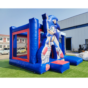 Château <span class=keywords><strong>gonflable</strong></span> commercial en PVC pour enfants avec toboggan, idéal pour la <span class=keywords><strong>location</strong></span> d'événements et <span class=keywords><strong>de</strong></span> fêtes - Product Image 4