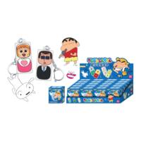Lot de 12 boîtes de pendentifs anti-stress Jandoon Crayon Shin-chan Portrait de famille, série 2, jouets décoratifs tendance, vente en gros