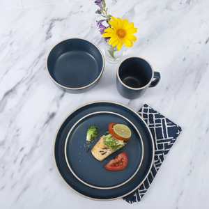 Vajilla de Porcelana Nórdica de Alta Calidad, Apta para Microondas, Ecológica, con Color y Logotipo Personalizables, Marca OEM, Servicio para Hoteles - Product Image 3