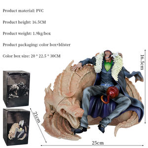 ONE PIECES nuevo 16,5 cm PVC postura sentada <span class=keywords><strong>Shichibukai</strong></span> cocodrilo Manga colección dibujos animados juguete Anime figura modelo - Product Image 2