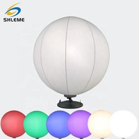 Tour d'éclairage de boules gonflables suspendues RVB Light 3000K/5000K 200W avec crochets