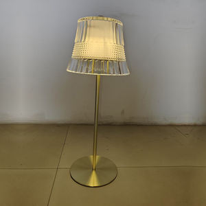 Lampe de table LED moderne de luxe en cristal, contrôle tactile, rechargeable sans fil, culot E26, abat-jour cloche pour hôtels et restaurants, AC - Product Image 2