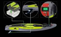 Planche de surf électrique motorisée Rush Wave H1 2026, nouvelle, 12KW, en EPP, avec siège gonflable et accessoires