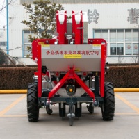 HONGZHU Nouvelle Semoir à pommes de terre à 2 rangs en acier robuste du Shandong, machine de semis de précision suspendue, garantie 1 an, 788 kg
