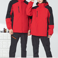 Combinaison de ski homme/femme, vêtements de ski personnalisés, hiver, trois-en-un, coupe-vent, imperméable, vêtements de travail, activités de montagne