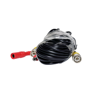 2MP 5MP 18M 20M DVR Accessoires de surveillance Câble vidéo Connecteur d'alimentation CC CCTV Extension de caméra analogique Câble coaxial BNC