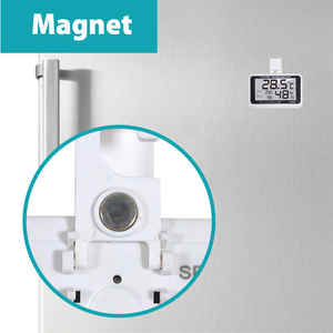 डिजिटल उच्च निम्न तापमान अलार्म फ्रीजर थर्मामीटर हाइग्रोमीटर रेफ्रिजरेटर फ्रिज उपकरण - Product Image 5