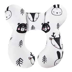 Personnalisé nouveau bébé oreiller de protection voyage siège de voiture tête cou soutien oreillers nouveau-né enfants U forme appui-tête - Product Image 1