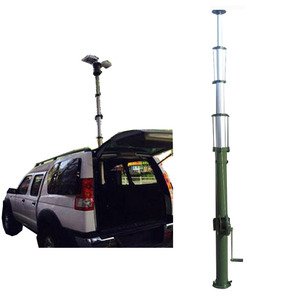 Palo Telescopico <span class=keywords><strong>Mobile</strong></span> Manuale Personalizzabile da 2m, 3m, 4m, 6m per Telecamere CCTV, Illuminazione e Servizi di Emergenza - Product Image 6
