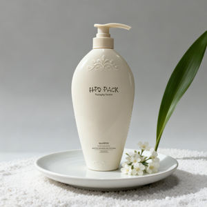 Bouteille vide personnalisée en PET de 500 ml pour gel douche, avec pompe à pression et sérigraphie, pour emballage de soins de la peau, <span class=keywords><strong>shampoing</strong></span> et après-<span class=keywords><strong>shampoing</strong></span> – Vente en gros - Product Image 2