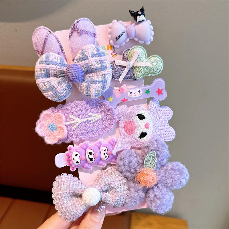 06แพ็คการ์ดคุณภาพสูงสีม่วงอ่อน