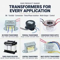 Transformador Toroidal Personalizado con Baja Elevación de Temperatura y Salida Estable para Equipos de Automatización Industrial y Comunicación