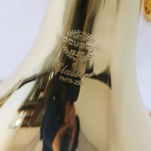<span class=keywords><strong>Trombone</strong></span> de marche en Sib de haute qualité, laqué or, Flugabone en Sib - Product Image 4