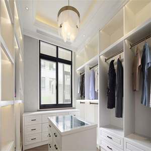 Fabricant de Foshan, armoire de chambre à coucher moderne sur mesure avec portes coulissantes, meubles d'hôtel en contreplaqué écologique - Product Image 4