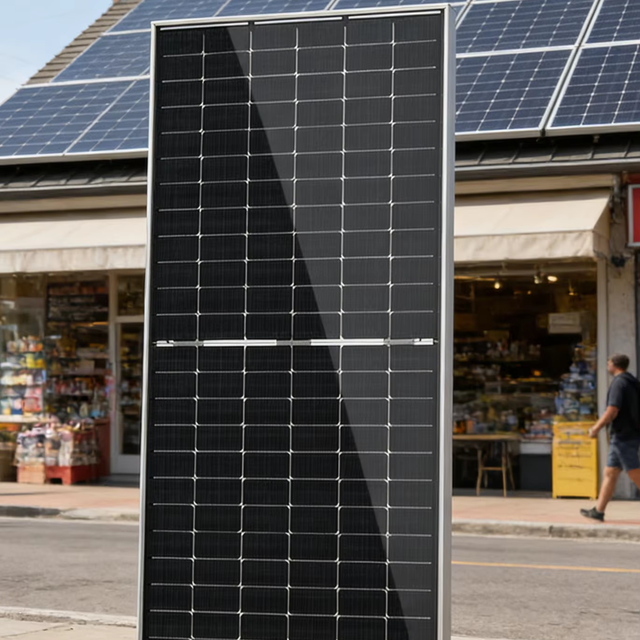 Hot Sell 600W N-Type TOPCon Solar Panel 580W 590W Dual Glass Bifacial PV Module with CE TUV for Hybrid Solar Energy System