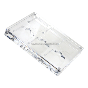 6 en 1 haute transparence acrylique couvercle d'aspiration magnétique jeux boîte de rangement coque dure cartouche étui pour Nintendo 3DS <span class=keywords><strong>DS</strong></span> - Product Image 2