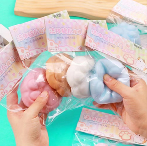 Jouet Squishy en Silicone TPE Patte de Chat Kawaii 7CM, Jouet Sensoriel Anti-Stress pour Enfants, Idéal pour Garçons et Filles, Parfait pour les Enfants - Product Image 2