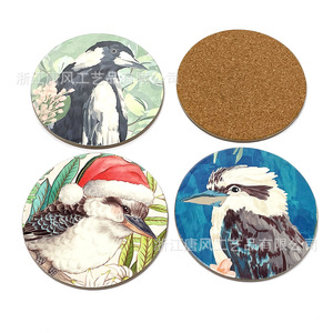 Posavasos de Corcho MDF con Impresión UV Tangfeng 2021311, Reutilizables, con Patrón Personalizable, Accesorios para Bebidas - Product Image 2
