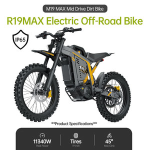 Moto Elettrica R19 72V 4000W 11340W, 90km/h 60mph, Fuoristrada con Sospensione Completa, Freni a Disco Idraulici, 7 Velocità, per Adulti - Product Image 1