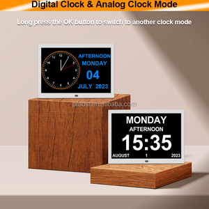 Pros 15 "calendrier numérique jour réveil démence horloge numérique analogique rappels médicaux télécommande personnes âgées <span class=keywords><strong>Alzheimer</strong></span> - Product Image 3