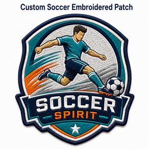 Toppe Ricamate Personalizzate per Atleti, Distintivi da Calcio OEM all'Ingrosso per Squadre Scolastiche, Abbigliamento, Giacche e Borse - Product Image 1