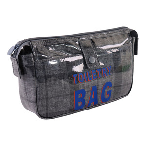 Custom Black Hanging Toiletry Bag for Men with Detachable Mesh Pouch Durable Dopp Kit Polyester Cosmetic Vanity Case wash bags - Product Image 5