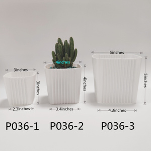 Yicai <span class=keywords><strong>grand</strong></span> inventaire, livraison rapide, seau droit géométrique, bonsaï, poids léger, Pots de fleurs pour plantes d'extérieur bon marché - Product Image 3
