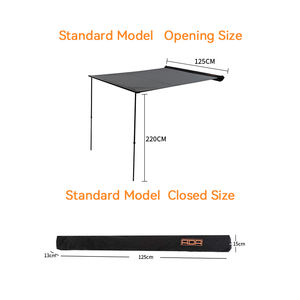 Ветрозащитный и водонепроницаемый параллельный тент с мягкой оболочкой и светодиодной лентой - Product Image 5