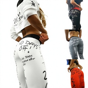 Nueva Llegada, Ropa Deportiva con Logotipo Personalizado, Leggings de Gimnasio de Cintura Alta para Mujer, de Secado Rápido, Talla Grande, para Correr - Product Image 3