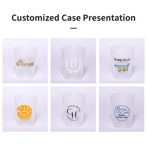 Promosyon plastik bira 946ml özel buzlu düğün stadyum fincan düğün partileri olaylar için kişiselleştirilmiş özel Logo Drinkware - Product Image 3