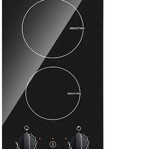 Table de cuisson à induction intégrée à double brûleur 220-240V, plaque de cuisson électrique de 12 pouces - Product Image 1