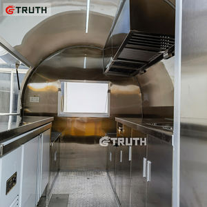 Food <span class=keywords><strong>Trolley</strong></span> Karren Streetfood Trailer Mini Size Ronde Aanhanger Food Truck - Product Image 2