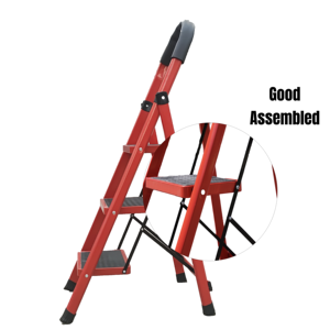 Hiện đại công nghiệp thiết kế hộ gia đình gấp thang 2-6 bước <span class=keywords><strong>Telescopic</strong></span> kim loại ghế thang - Product Image 5