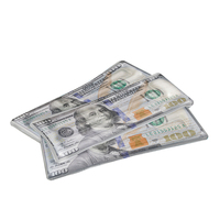 Flotteur de piscine gonflable géant en forme de billet de 100 dollars, matelas flottant pour la natation, radeau avec porte-gobelet, PVC résistant, pour adultes