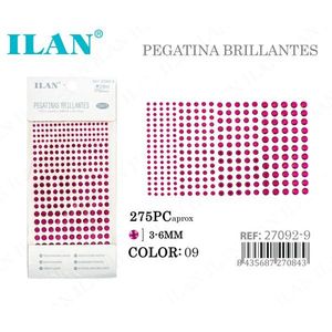 Adesivi con strass scintillanti 3-6 mm rosa circa 275 pezzi Colore 09 Rif. 27092-9 - Product Image 3