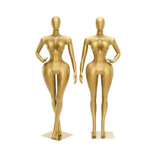 Nueva Figura de Exhibición de Cuerpo Completo de FRP para Mujer, Talla Extra Grande, con Cintura Delgada, Pecho Grande y Glúteos Grandes, en Pose de Pie con Cabeza, para Escaparate - Product Image 1