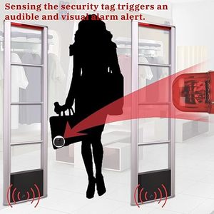 <span class=keywords><strong>Security</strong></span> Tags Sensor Kit <span class=keywords><strong>Retail</strong></span> Anti-Theft Equipment Detector Com 200pcs Vestuário <span class=keywords><strong>Security</strong></span> Tags e Etiqueta de Segurança para Loja