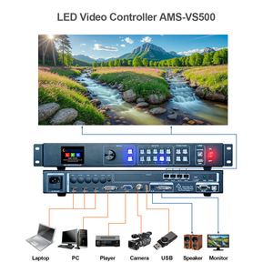 Bộ điều khiển LED 4K Bộ xử lý LED VS500 hỗ trợ thẻ gửi novastar tương tự như vx4s - Product Image 2