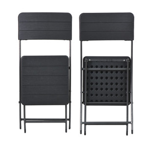 Silla Plegable de Plástico para Jardín, Exterior, Ajustable, Estilo Madera, para Bodas, Picnic, Venta al por Mayor, Económica - Product Image 4