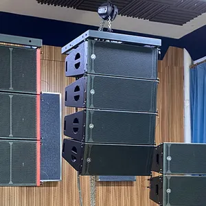 中国双10英寸扬声器音响系统音频专业dj室内线阵列