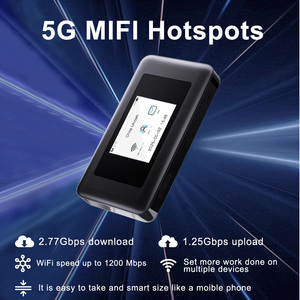 Karbor Router WiFi Portátil 5G con Batería de 5000mAh, Hotspot Móvil Inalámbrico 5G con Ranura para Tarjeta SIM <span class=keywords><strong>y</strong></span> ESIM - Product Image 2