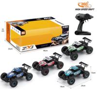 Voiture RC tout-terrain haute vitesse 2,4 GHz avec grandes roues, camion télécommandé avec éclairage LED, voiture de course RC pour enfants et adultes, vente en gros