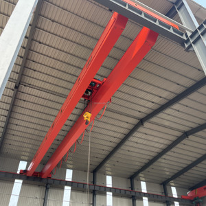 Nuevo taller <span class=keywords><strong>Demag</strong></span>, grúa aérea de doble viga eléctrica de viaje, grúa de puente eléctrica, motor de mercancías de elevación, bomba de motor PLC - Product Image 1